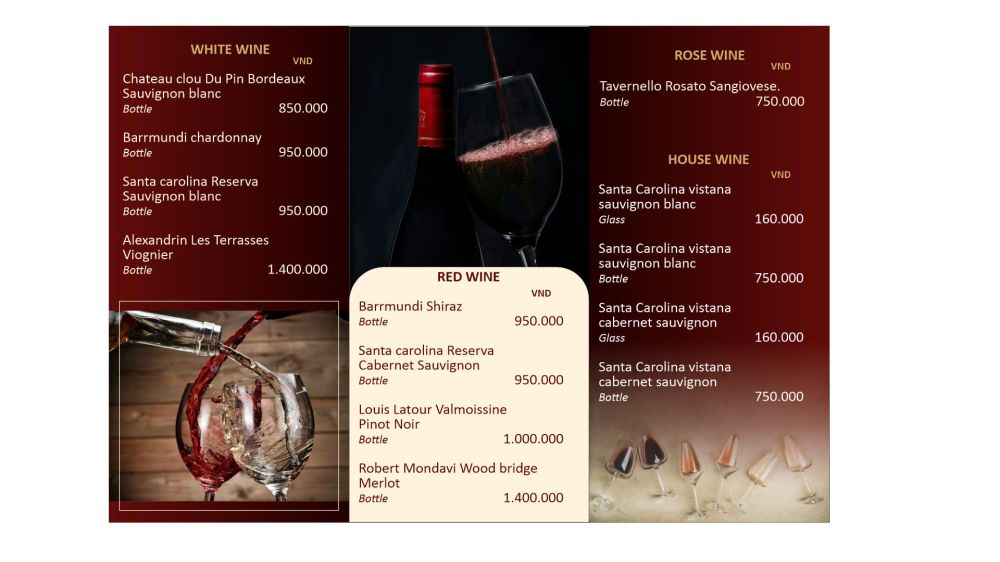 MENU WINE